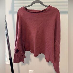 American Eagle Outfitters Soft Maroon Sweater